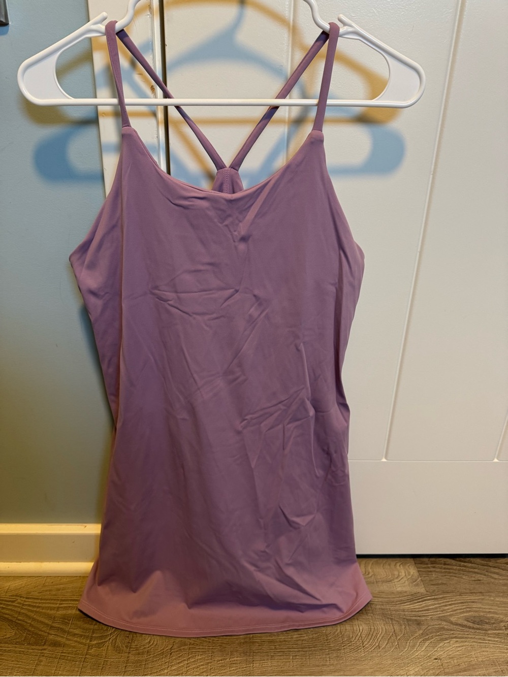 HALARA Lavender Purple Mini Dress with Strappy Back